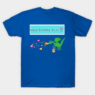 Coding Computer Dragon Girls Birthday T-Shirt